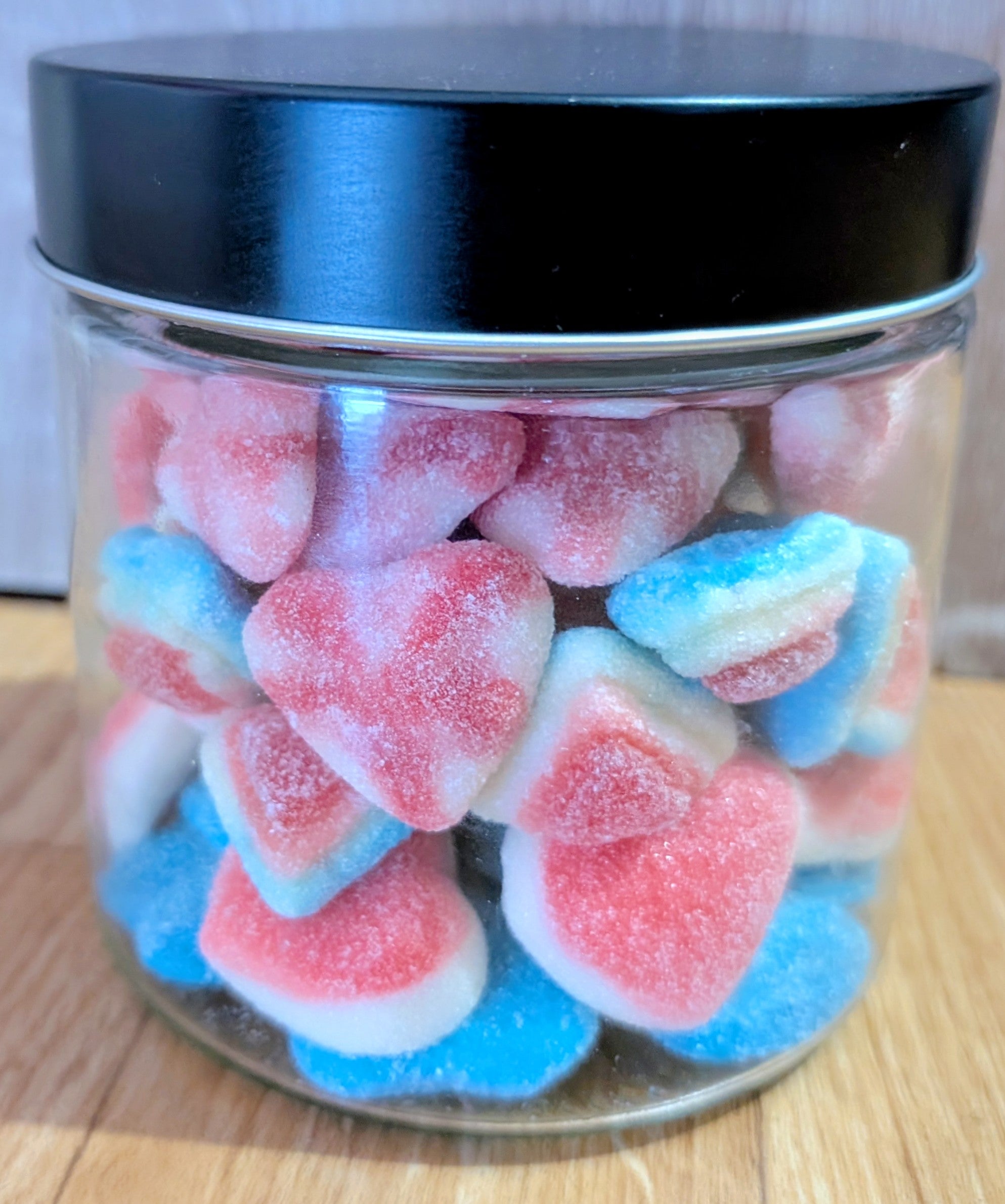 Bonbonnière sucre st Valentin halal 400 gr avec gravure et couleur au choix